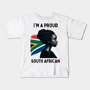 I'm A Proud South African Flag Kids T-Shirt